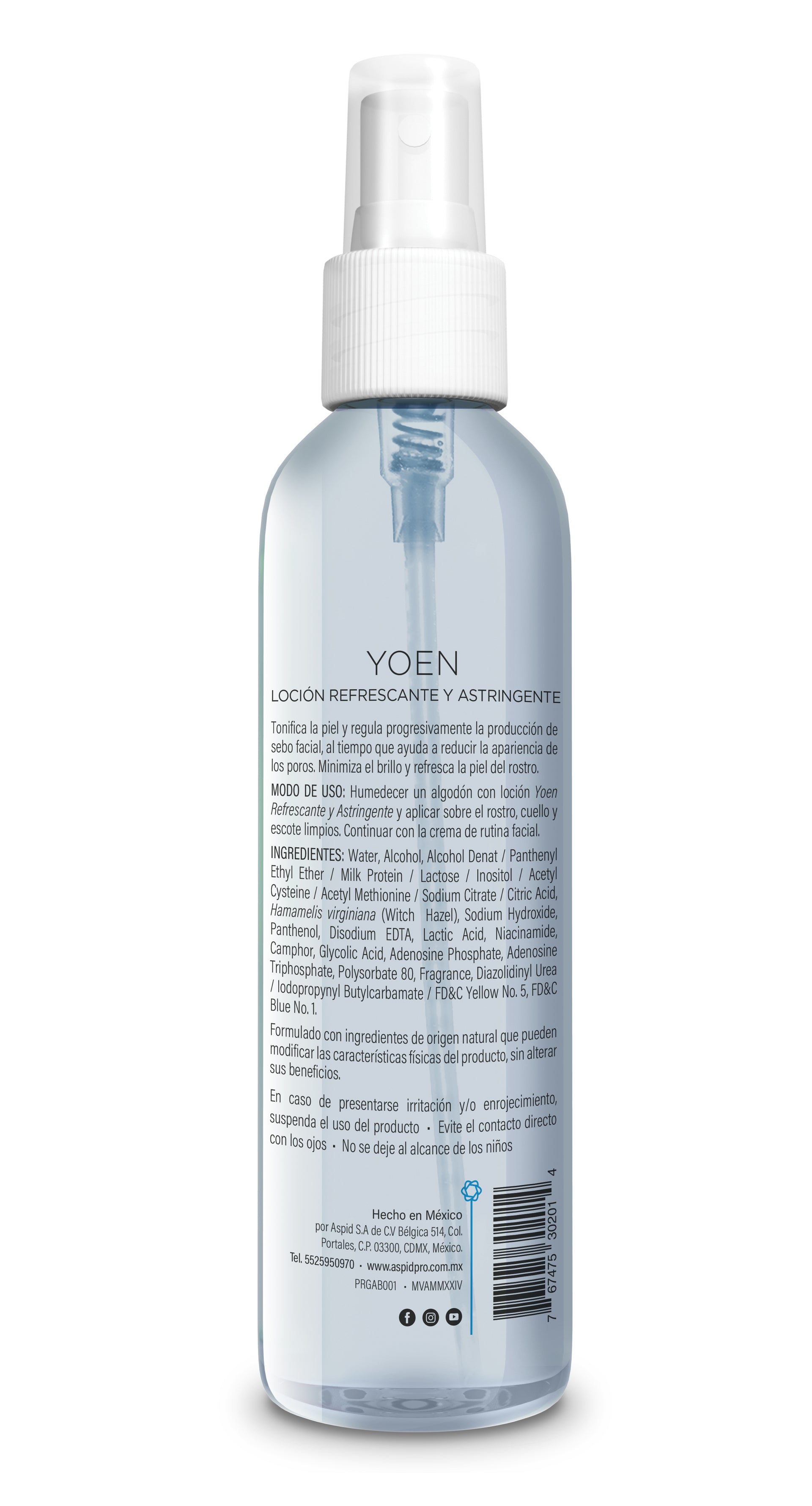 Yoen Refrescante Y Astringente 120mL